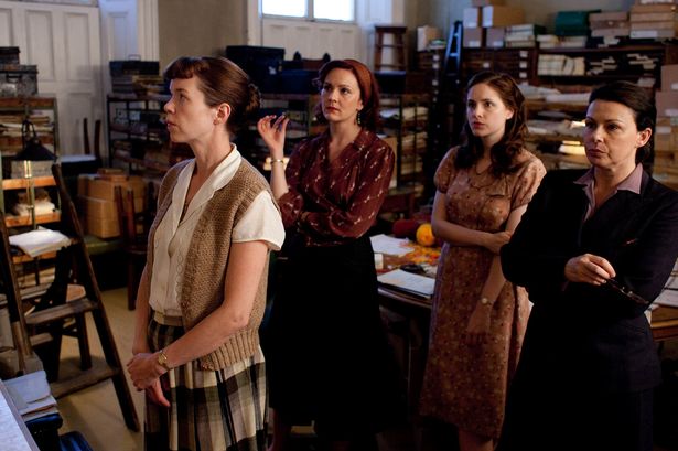 The main cast on Bletchley Circle